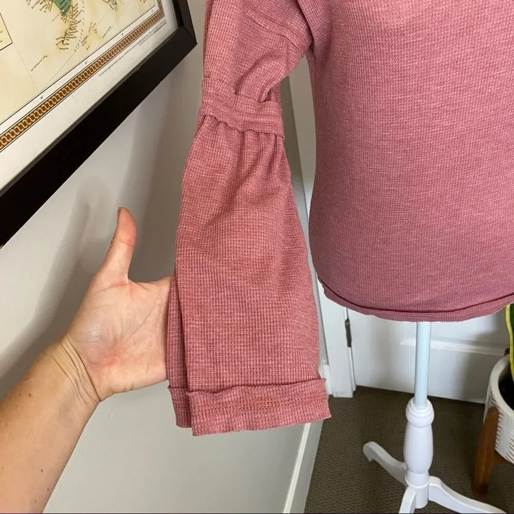 NWT Baea Flare Sleeve Thermal Top - Picture 7 of 13